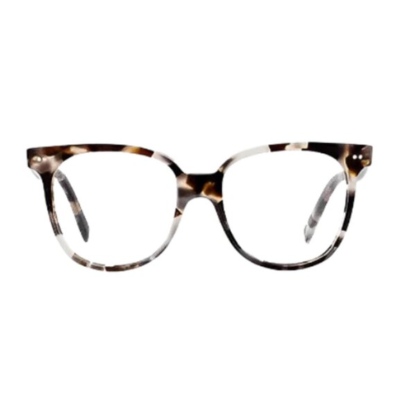 NEW CELINE WOMEN SQUARE EYEGLASSES CELINE CL5010IN 055 HAVANA CLEAR EYEWEAR - Picture 2 of 3